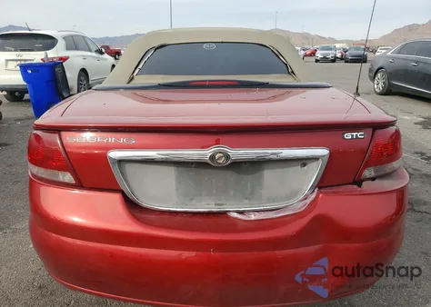 2002 Chrysler Sebring Gtc из США, поврежденный, VIN 1C3EL75R22N272234